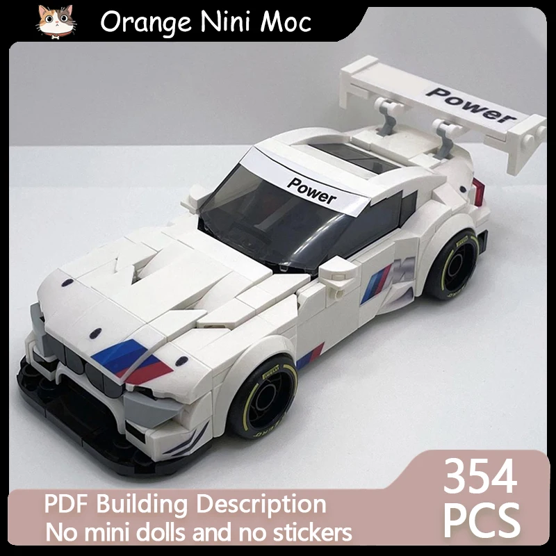 

City Car Speed Championer Model MOC Building Bricks Sportscar Z4GT3 Modular Technology Gifts Holiday Assemble Children Toys Suit