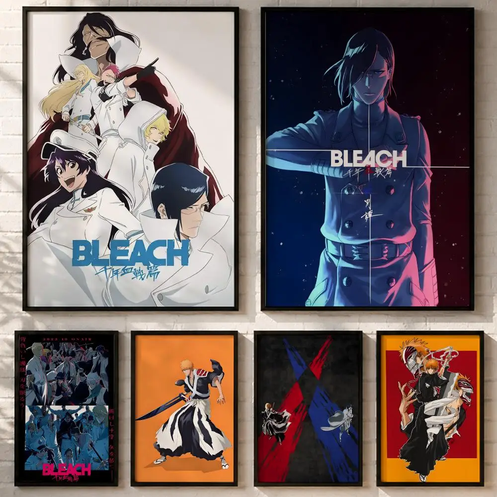 Bleach: Thousand-Year Blood War Poster HD poster wall art self-stick no-residue for home cafe office great gift