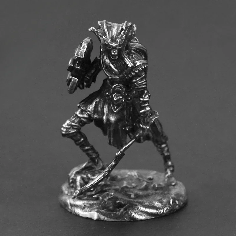 Metall Fertigprodukt Mumie Krieger Pharaonic Guard Soldat Modell Actionfiguren Ornament Zubehör Brettspiel Stücke Spielzeug