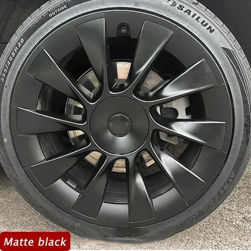 For Tesla Model Y 20 Inch Hub Cap Patch Wheel Performance Replacement Wheel Cap Full Rim Cover Accessories HubCap 2019-2023