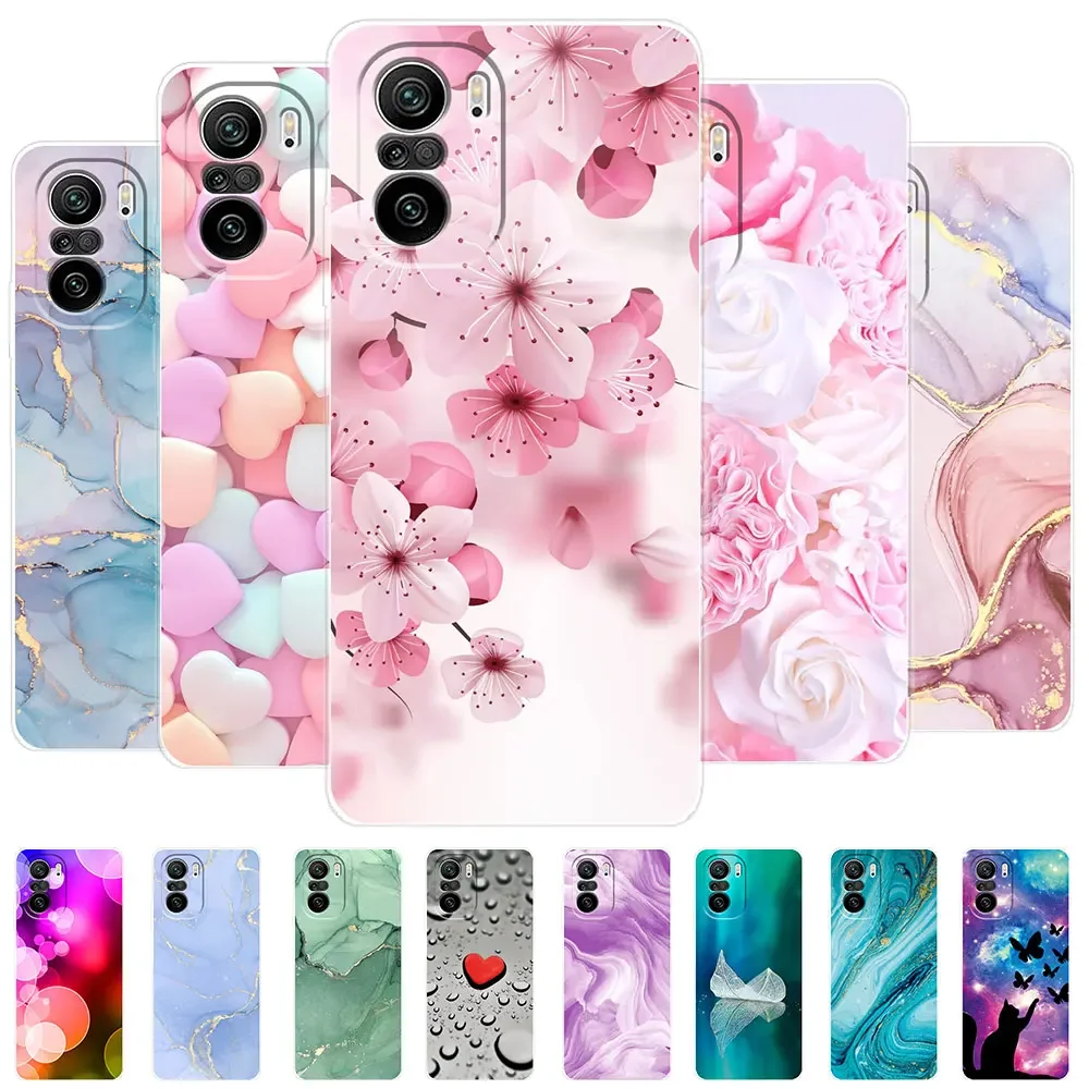 For Xiaomi POCO F3 Case POCO F3 5G Cover Soft TPU Silicone Back Cover For Poco F 3 PocoF3 6.67'' Case Clear Bumper Funda