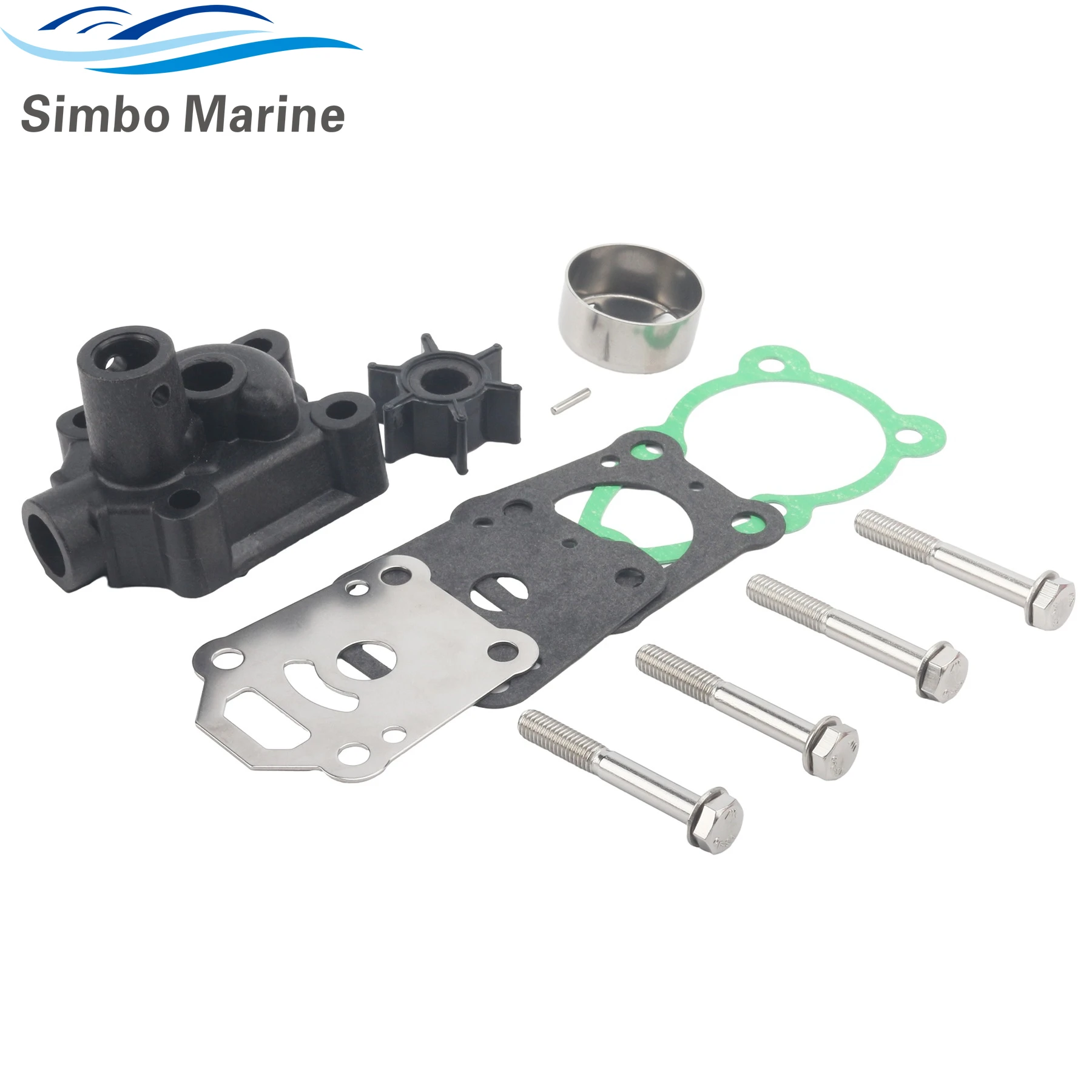 

Комплект для обслуживания водяного насоса (импеллер) 369-87322-0, совместимый с лодочными моторами Tohatsu Nissan MF MFS NSF 4, 5, 6 л.с., аналог 369-87322-1