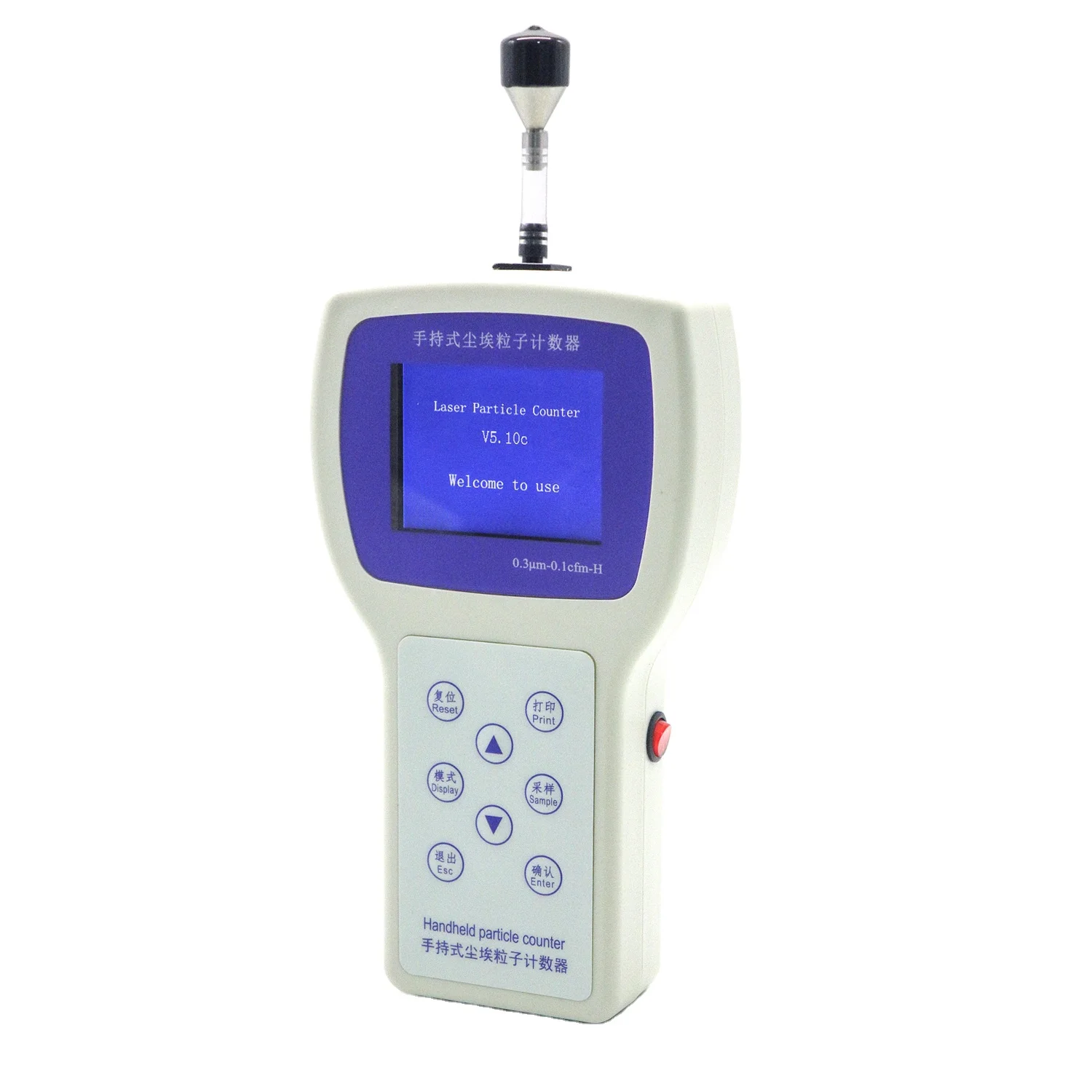 2.83L/min Lab Portable Economical Air Dust Analyzer Accuracy   Particle Counter