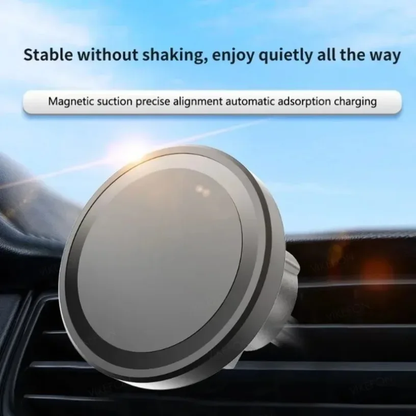Air Vent Wireless Car Charger For MagSafe iPhone 13-17 Pro Max & Fast Charging Stand Clip Phone Holder Stable Grip