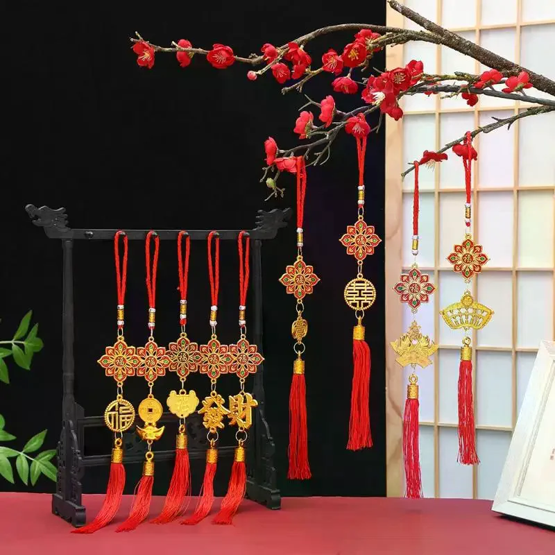 Chinese New Year Home Decorations 2027 Lucky Bonsai Party Hanging Pendants Chinese Style Festive Ornaments