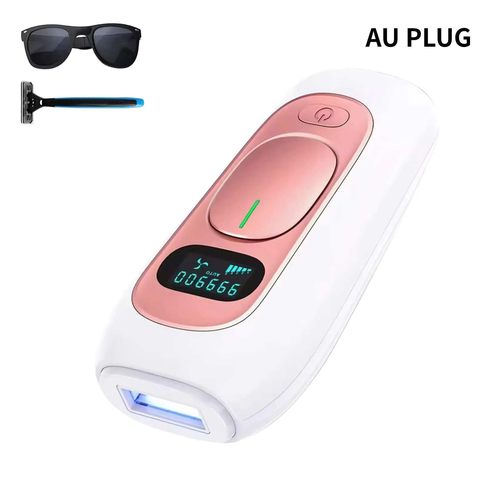 Home Pulsed IPL Hair Removal Portable Painless mini laser Epilator for Women & Men(AU plug)