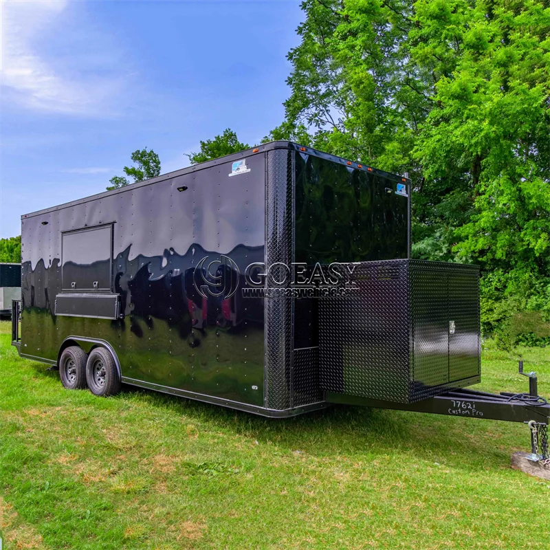 Factory Trucks Mobile BBQ Trailers For  Sale Ice Cream Trucks Concession Trailers Juice Trucks Food Trailers Fully Equipped