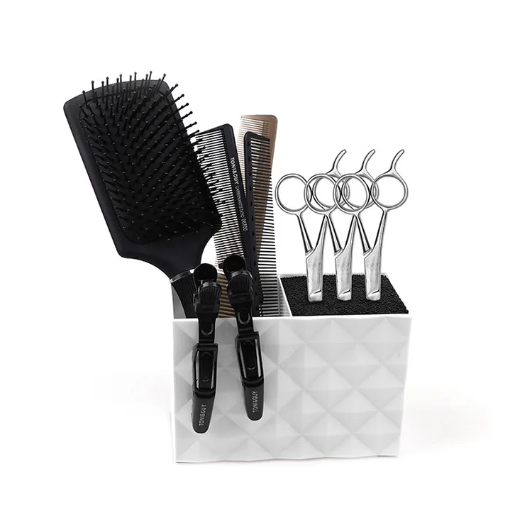 

Professional Comb Scissors Storage Box Large Scissors Holder Box Hairdressing Combs Clips Organizer Racks Hairdressing Tools