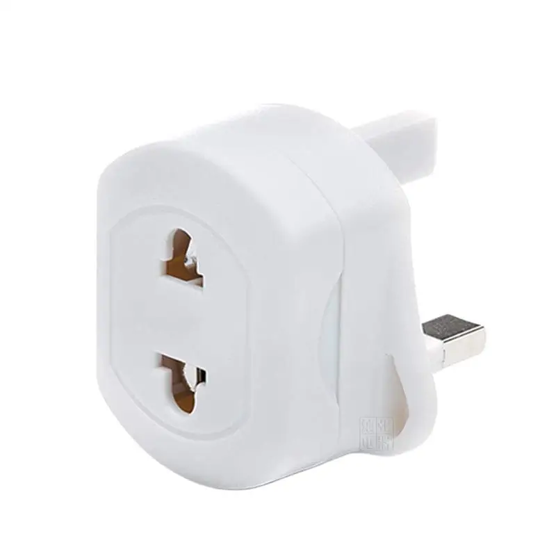 1Pcs Travel Socket Adapter Fuse US 2 Pin To 3 Pin UK Electric Power Shaver Toothbrush Plug Adaptor Durable Converter