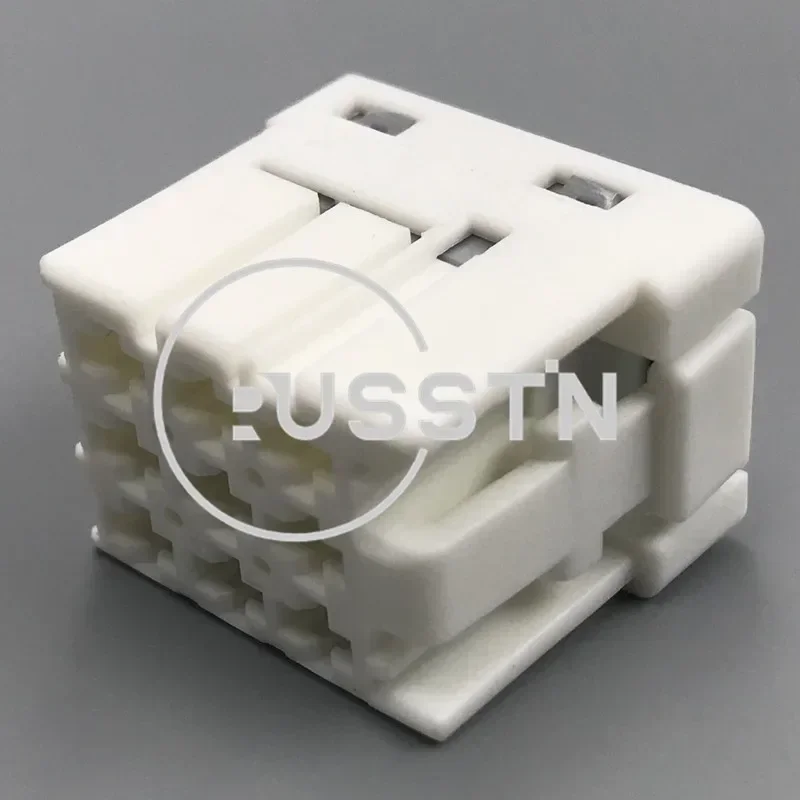 1 Set 9 Hole White Automobile Power Amplifier Cable Harness Unsealed Connector AC Assembly 2-968307-2