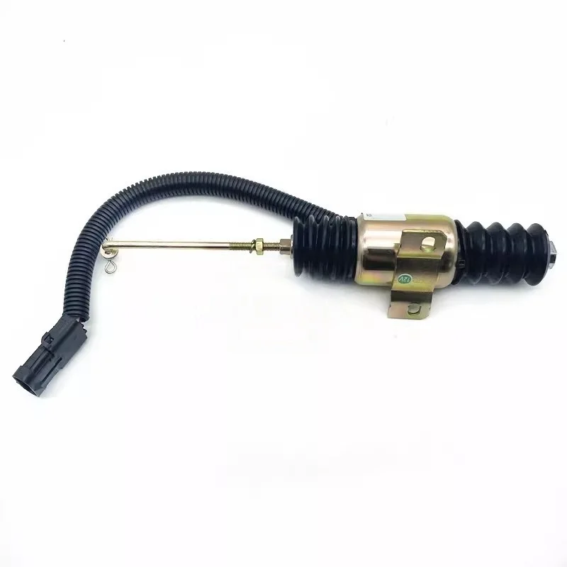 الكمون محرك اغلاق الملف اللولبي صمام 13026682 وقف قطع الزيت صمام حفارة أجزاء التبديل للشاحنات الثقيلة #4