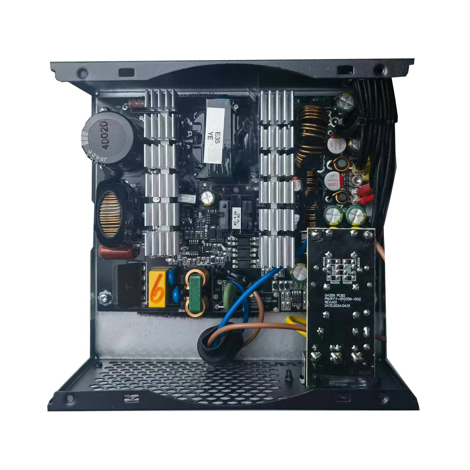 SFX 풀 모듈형 순백색 750W 850W 골드 500W 600W 저소음 데스크탑 ITX 미니 섀시 파워 서플라이에 적합 썸네일 2
