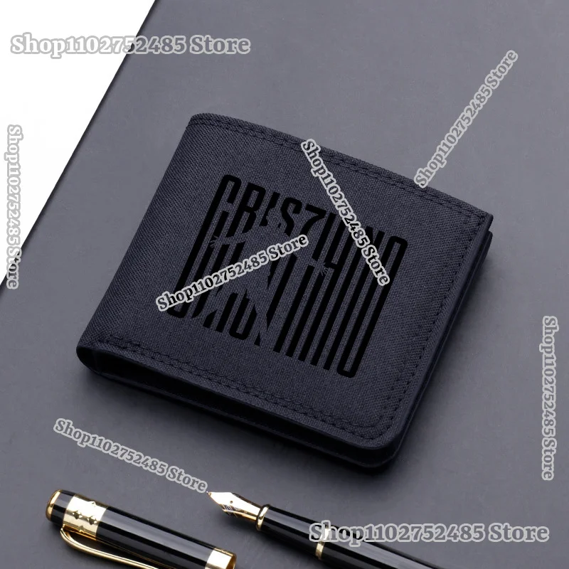 football stars Cristiano Ronaldo Wallets Figures Printed Purses Convenient Money Bags Card Holders Portable Storage Short Wallet view 6