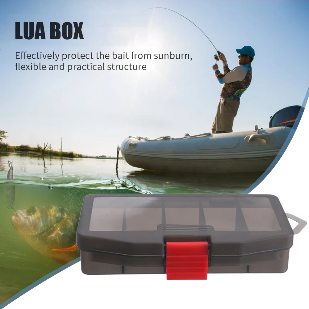 متعددة الوظائف الصيد الطعم صندوق مقاوم للماء الصيد حبة هوك حامل المقصورات الصيد إغراء المنظم معدات صيد الأسماك الملحقات #1