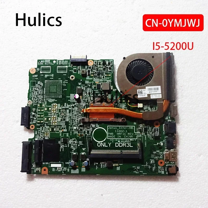 Hulics Used Laptop Motherboard For DELL Inspiron 3449 3546 3446 3549 3542 SR23Y I5-5200U CN-0YMJWJ 0YMJWJ 13302-1 Main Board