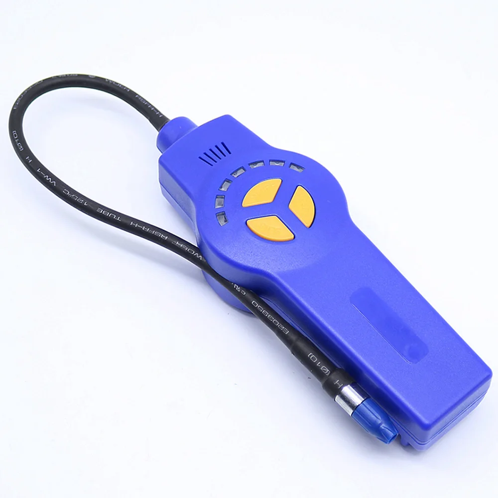 DSA-200 Detector de fugas de refrigerante para aire acondicionado, instrumento de detección de fugas de nieve y freón
