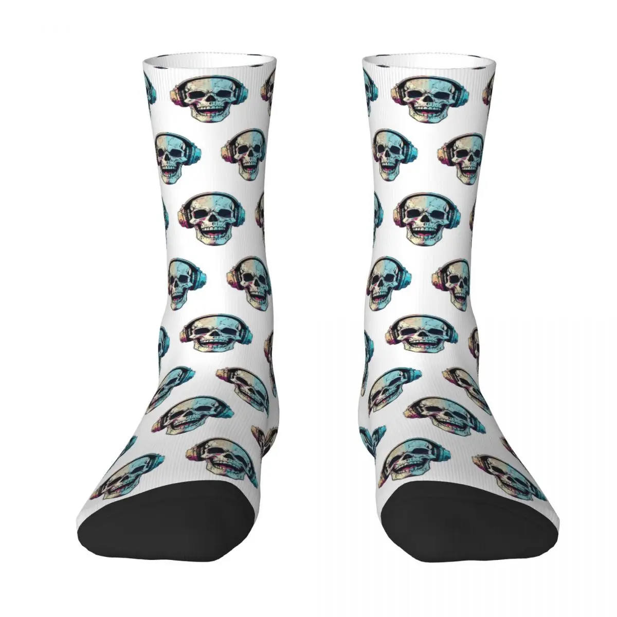 Skull Radio Head Unisex Winter Socks Hip Hop Happy Socks Street Style Crazy Sock