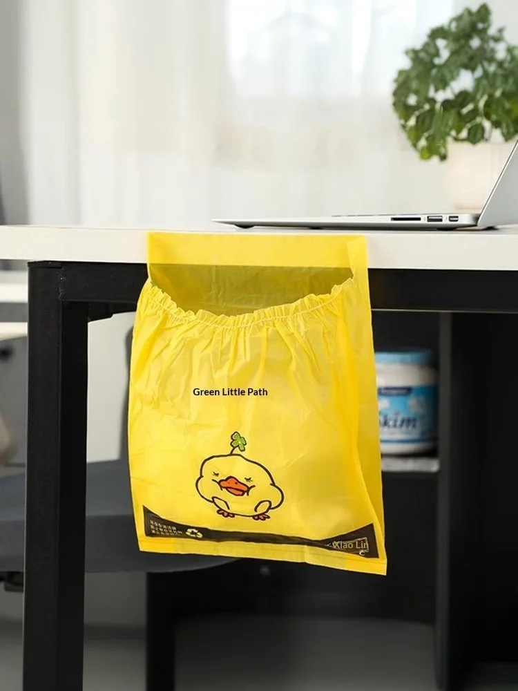 New Adhesive Car Trash Bag Disposable Car Interior Hanging Multi-Functional Clean Bag Small Plastic Bag Car Garbage Bin