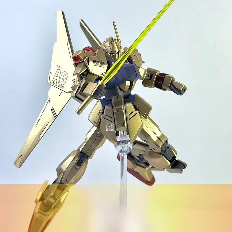 Wmh Wanmohui Jimo Club Hg Nu Baishi Voorgespoten Champagne Goud Model Kit - Actiefiguren Kinderpuzzel Montage Speelgoed Cadeau