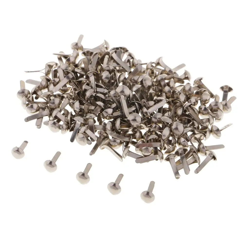 Mini Iron Split Pins Decorative Brads Craft Material for Scrapbook Papercraft Tools and Party Decoration