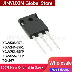 5Pcs YGW50N65T1 YGW24N65F1 YGW75N65FP YGW65N65FP TO-247 Stock Wholesale