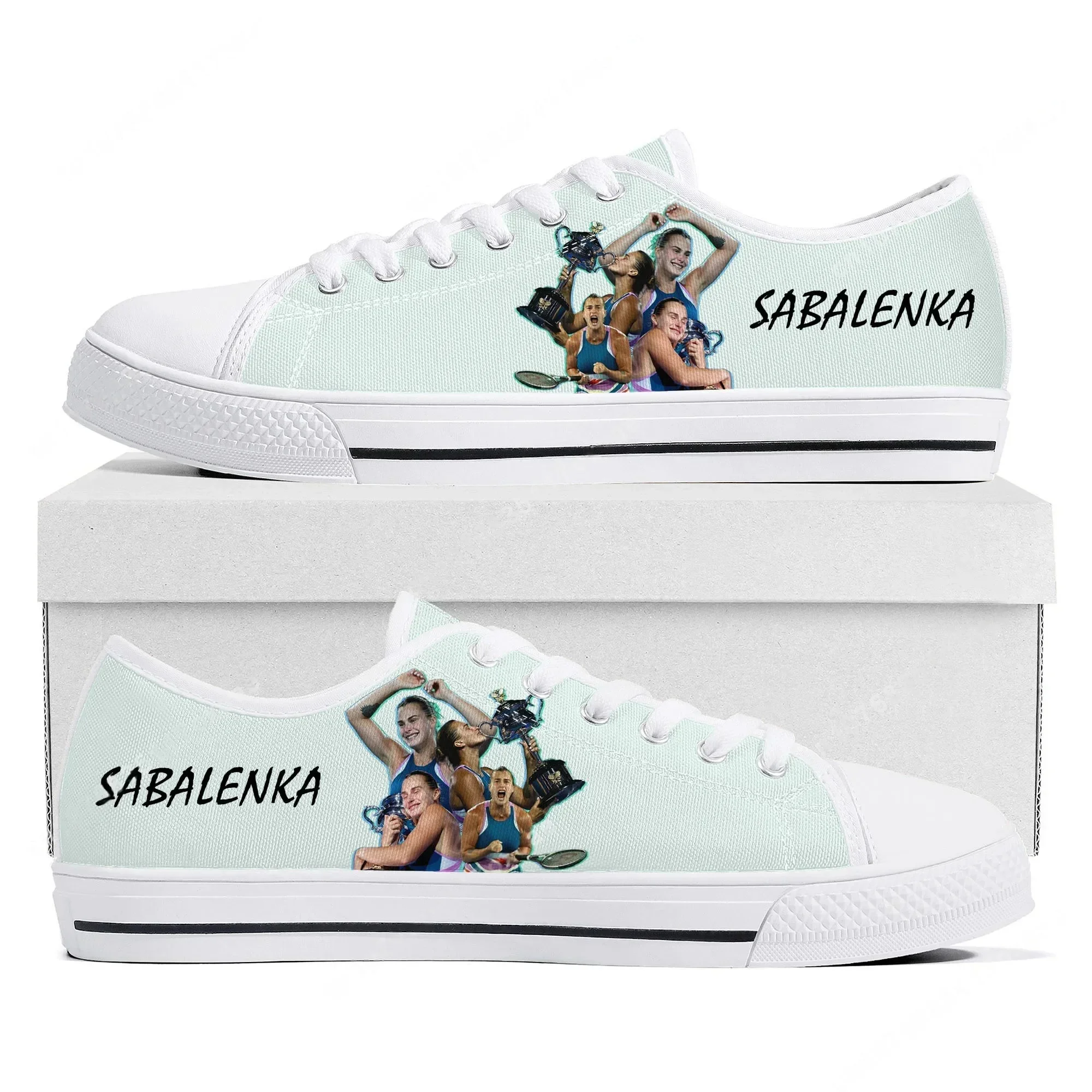 

Aryna Sabalenka tennis Low Top Sneakers Mens Womens Teenager High Quality Canvas Sneaker couple Casual Shoes Customize DIY Shoe