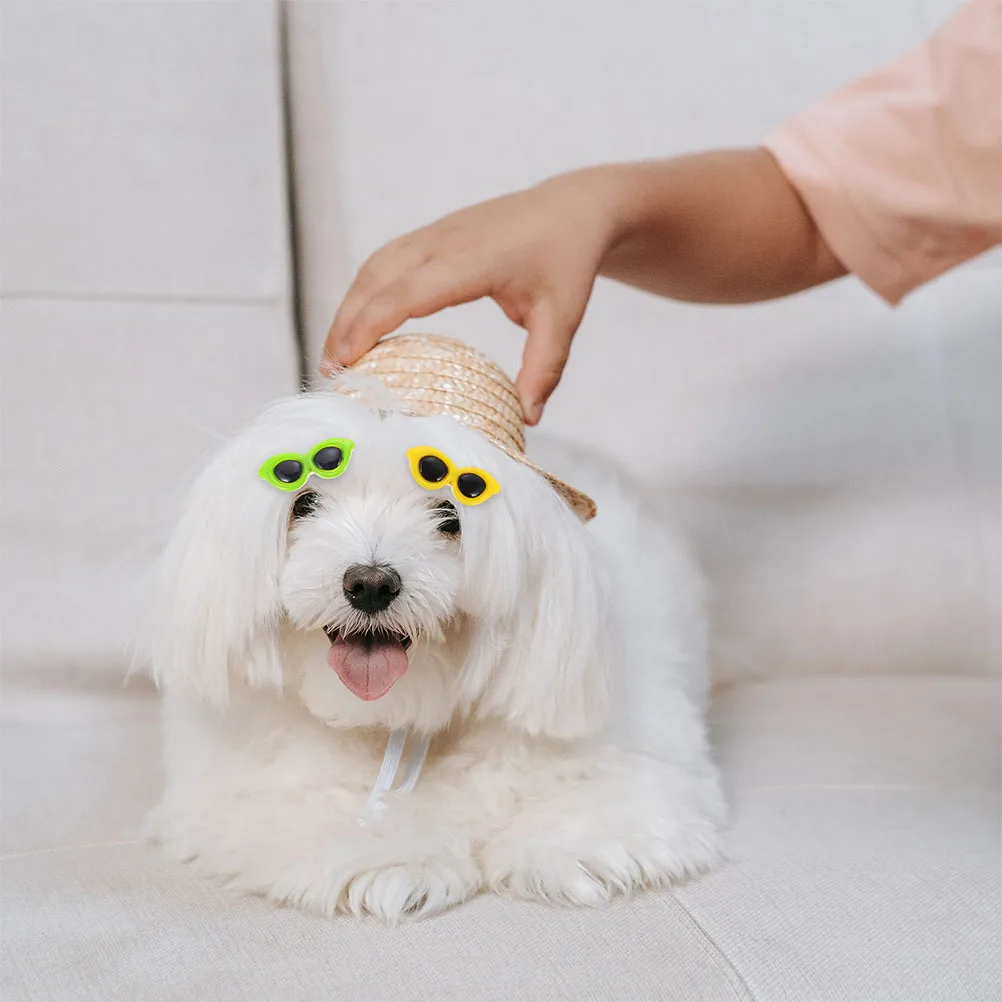 

15 Pcs Sunglasses Hair Clips for Dogs Cats Pet Decorative Barrettes Stay Hairpins Fix Maintain Hairstyle Daily Activities