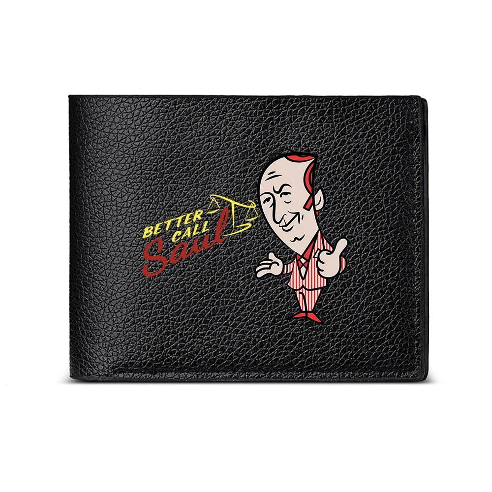 Better Call Saul Cartoon Character Design Men's Wallet Card Holder Casual Business Fashion Print