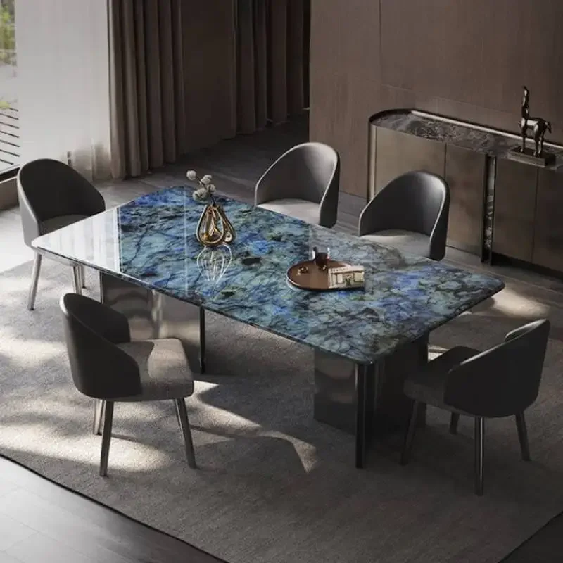 Italian Design Dining Tables Party Work Reading Restaurant Kitchen Dining Tables Marble Luxury Stoly Do Jadalni Home Furniture