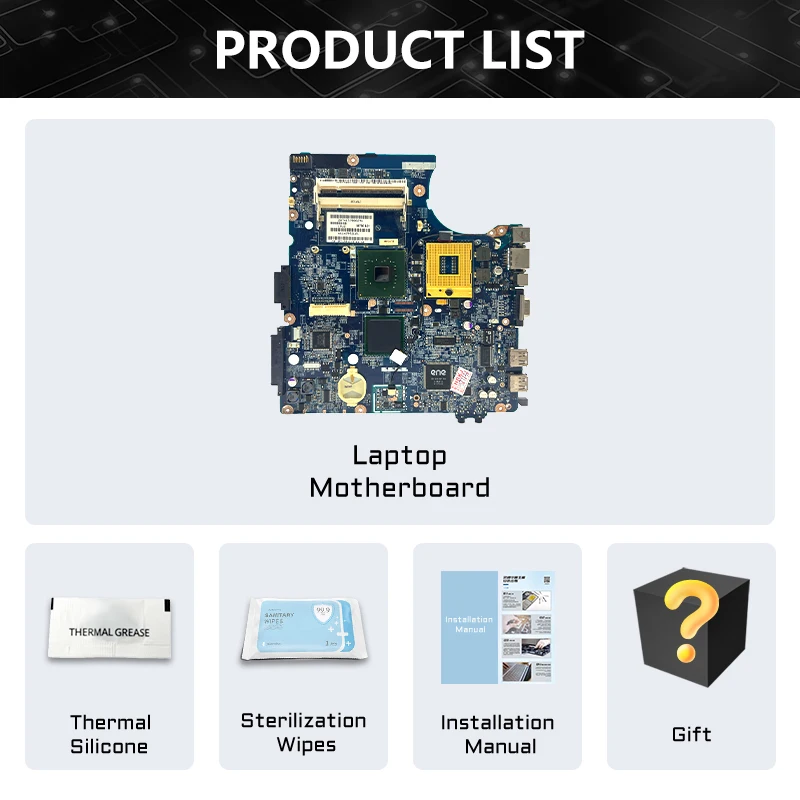 Akemy 95086-001 LA-3491P Laptop-Motherboard fรผr HP 530 Intel i945gm gma 448434 ddr2