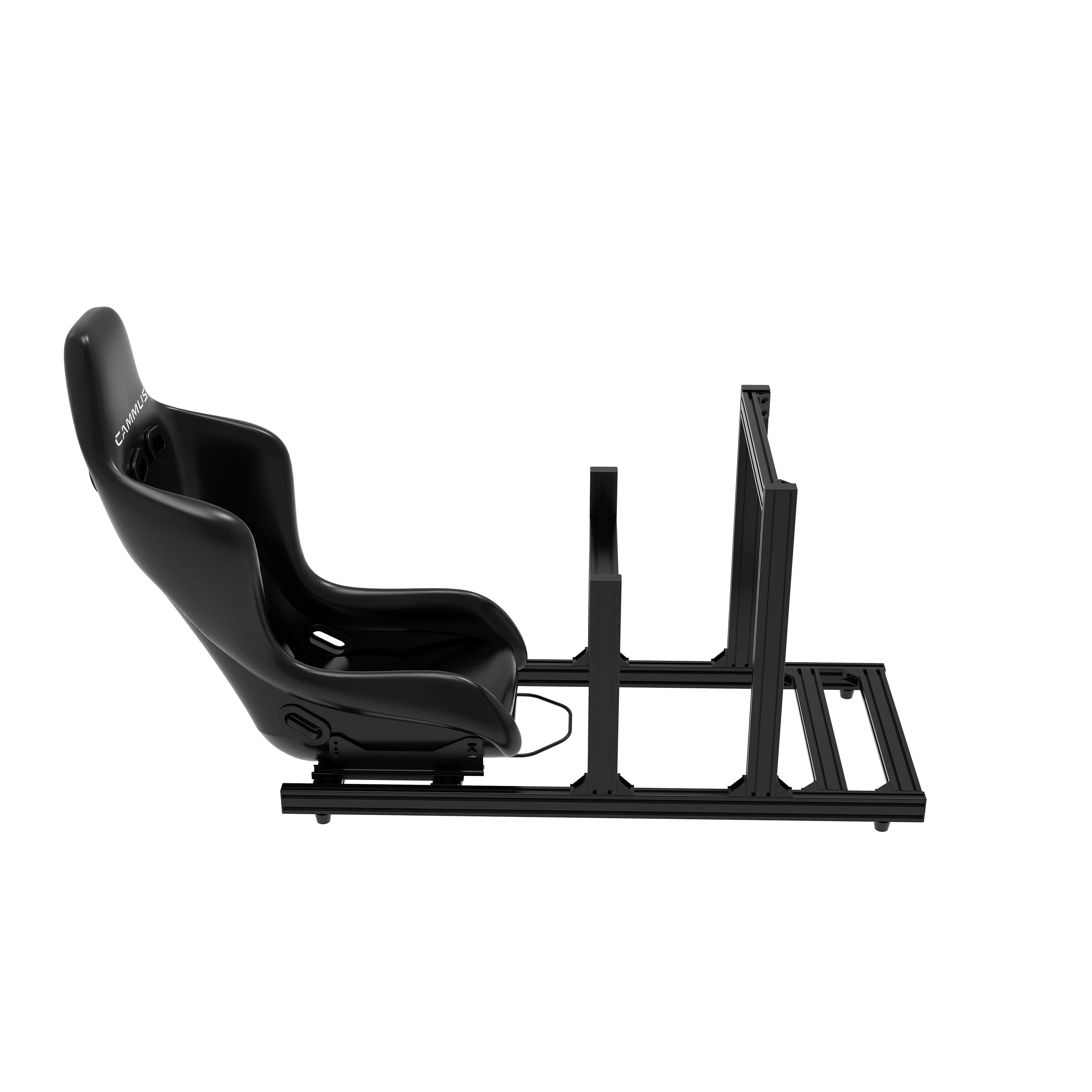 Diy Sim Racing Cockpit Frame Aluminum Profile Gaming Chair Seat Steering Wheel Bracket Japanese English Adjustable Pedals