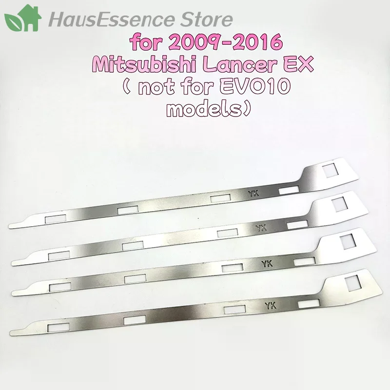 ※2Pcs Front Bumper Repair Metal Plate Buckle Broken Opening Rotten Buckle Repairer Bracket For Lancer EX 2009-2016