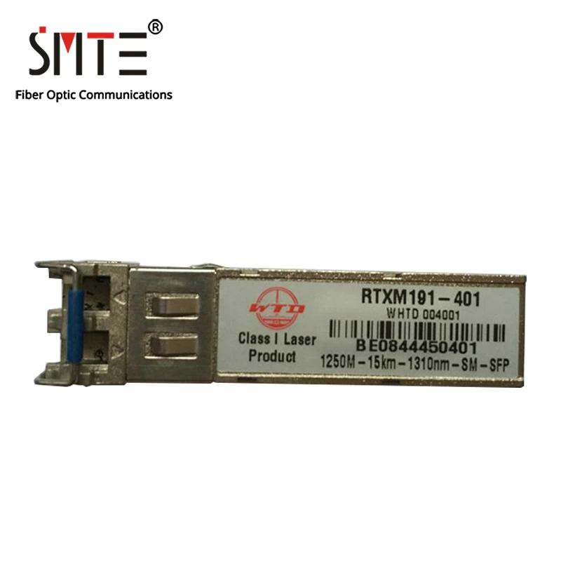 WTD RTXM191-401 광섬유 모듈, 1.2G-10km-1310nm-SM-SFP