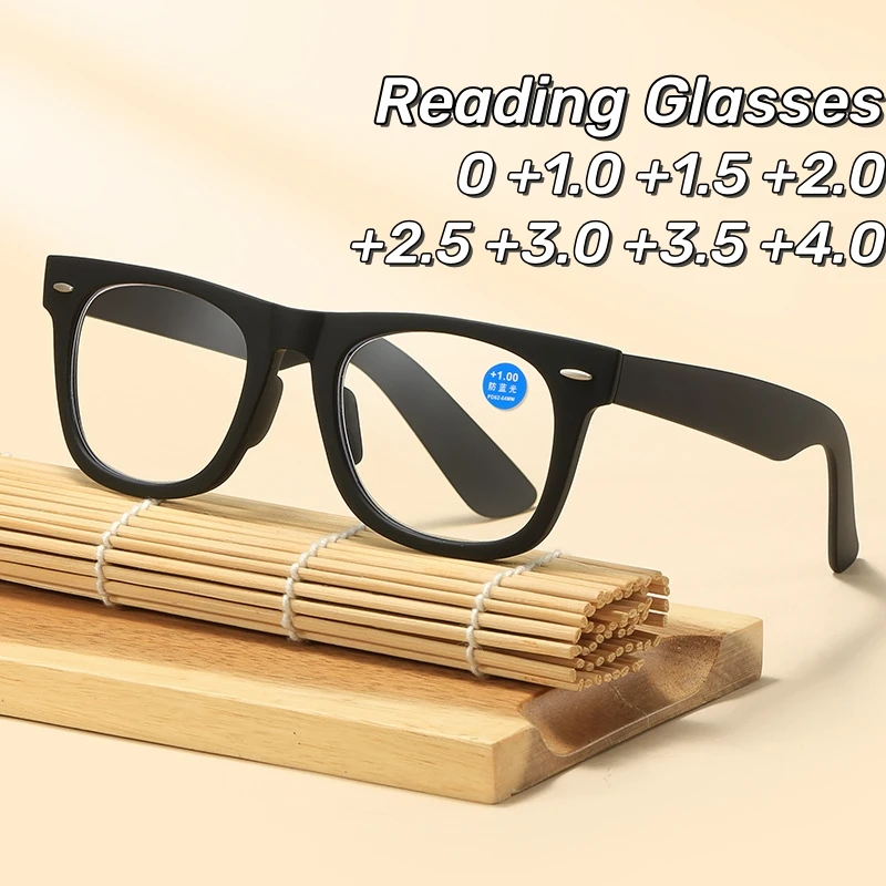 2024 New Ultra Light Large Frame Presbyopia Glasses High-definition Elderly Reading Glasses Anti Blue Light Far Sight Glasses