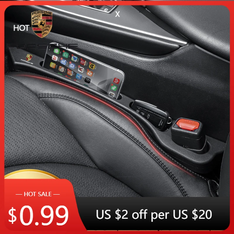 

Наклейка для автомобиля Porsche, декоративная полоса для заполнения зазоров между сиденьями, для Porsche Cayenne, Panamera, Macan, 911, 718, Taycan