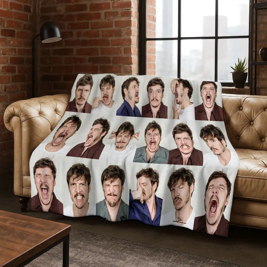 ثلاثية الأبعاد خوسيه بيدرو بالمسيدا باسكال ستار الفانيلا بطانية لينة بطانية دافئة لغرفة النوم غرفة المعيشة السرير السفر التخييم نزهة هدية