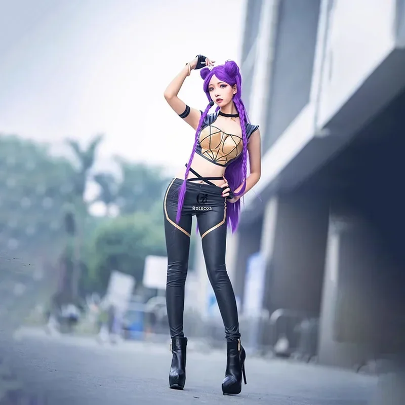 Kaisa Cosplay Costumes K/DA Uniform LOL Kai'Sa Role Play Outfit Female Halloween Party Suit