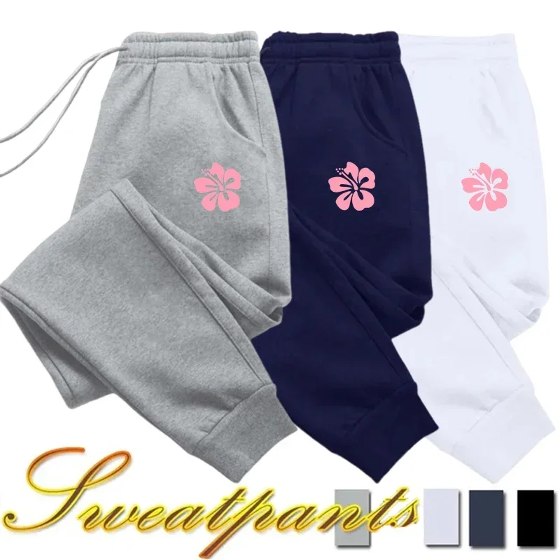 Venda quente calças femininas de alta qualidade versátil sweatpants elástico mulher jogging cordão casual esportes ao ar livre