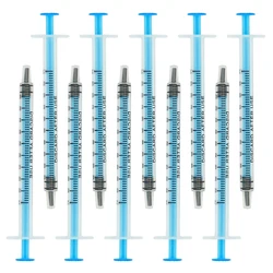 100 Pcs Disposable Syringe Injector 1Ml Individual Package for Scientific Lab Refilling Feeding Syringe Liquid Measuring