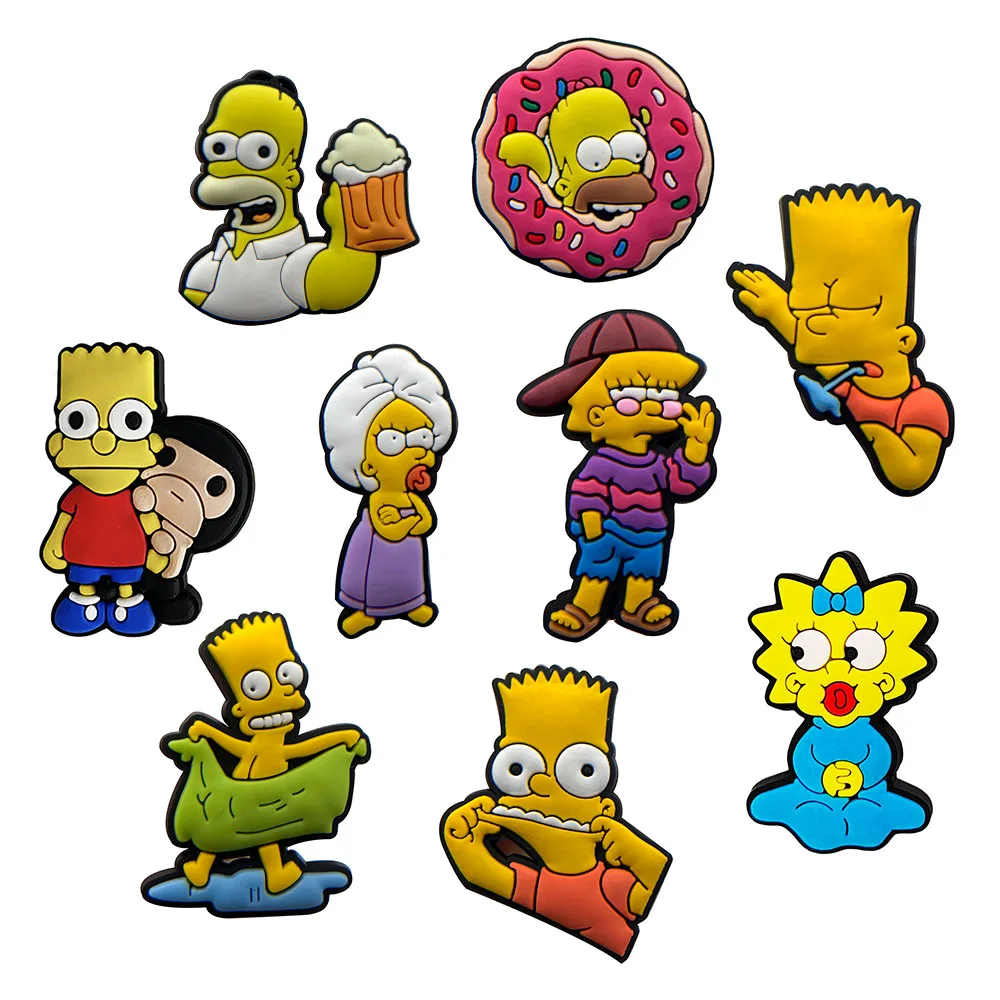 9-100 Stück Cartoon-Schuh-Charms-Set für klassische Clogs, Sandalen und Gartenschuhe, Dekorationszubehör, Schnallen, Freundschaftsgeschenke – Detail 8