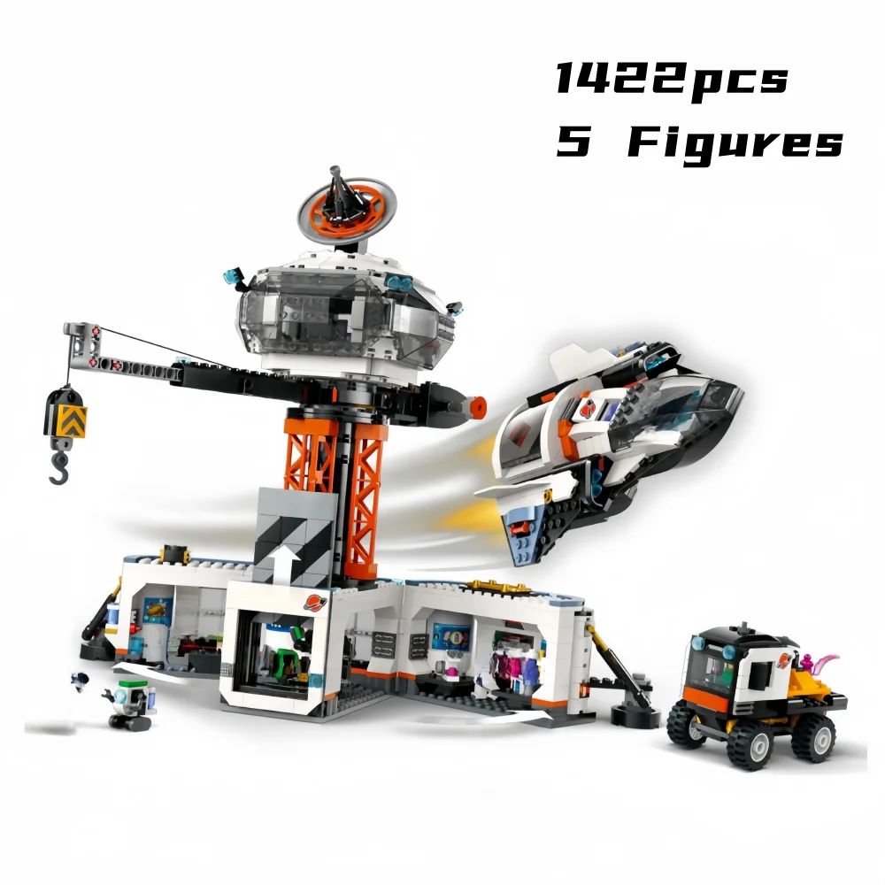 New 1422Pcs Space Base and Rocket Launchpad Model Moc Bricks 60434 Building Blocks City Sets Kids Toys Birthday Gifts for Boys