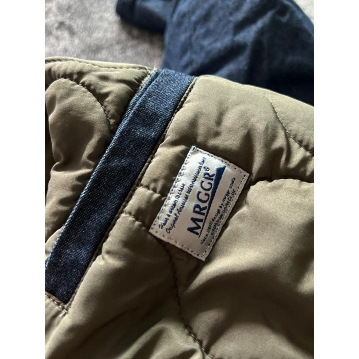 سترة قطنية سميكة دافئة بأسلوب ياباني عتيق للخريف والشتاء، ملابس خارجية كاجوال متعددة الاستخدامات من الدنيم بياقة عالية للرجال... #4