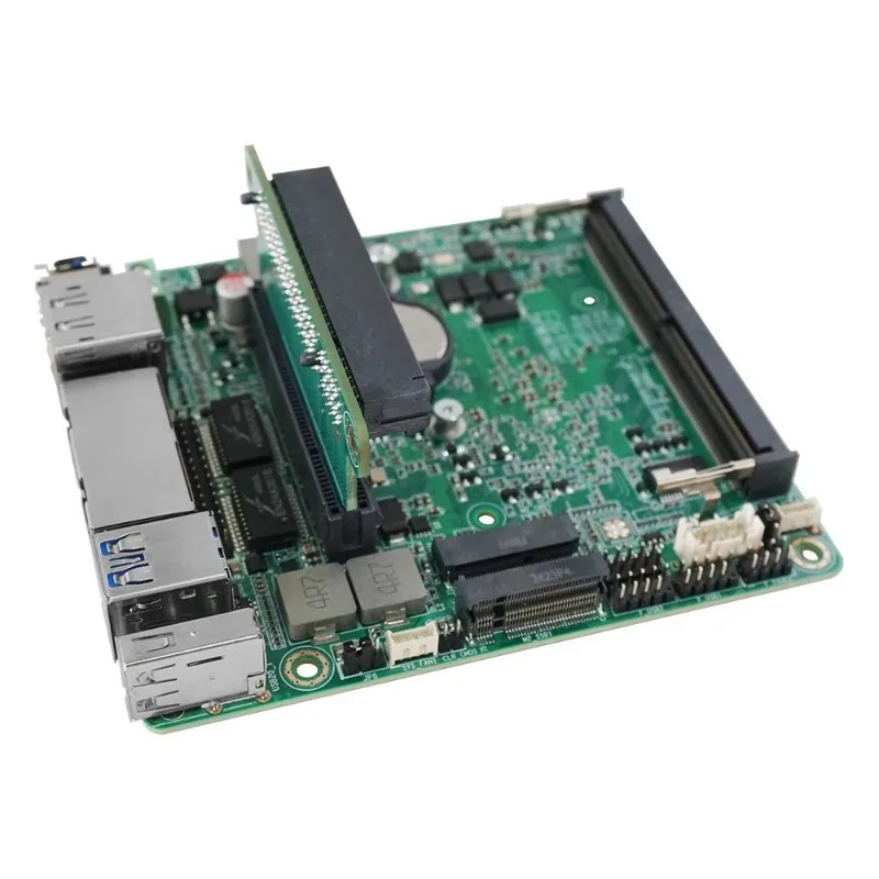 For soft routing development board N100 quad-core dual network 2.5G network interface card nas embedded main board