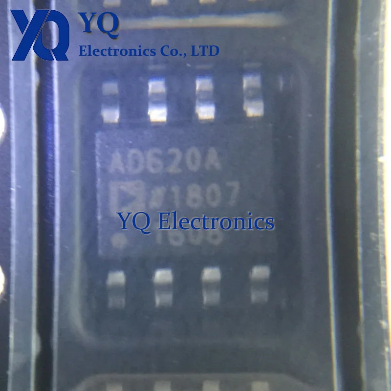 1PCS/lot New OriginaI AD620ARZ-REEL7 AD620AR Low Power Instrumentation Amplifier Chip Packaging SOP8