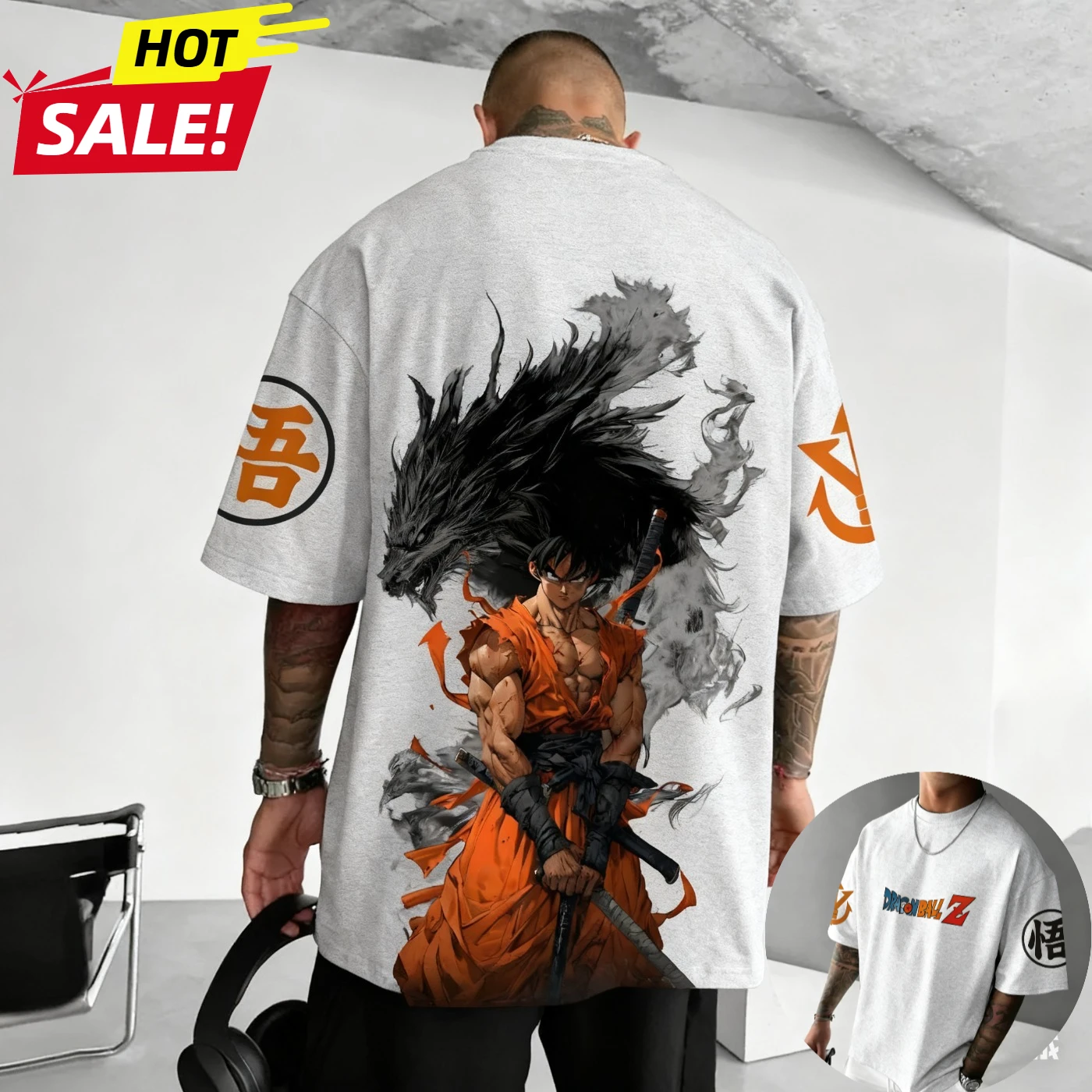 드래곤 볼 슈퍼 사이언 2025 뉴 하라주쿠 여름 티셔츠 남성 오버사이즈 레트로 스트리트 스타일 여성 캐주얼 반팔 유니섹스 탑