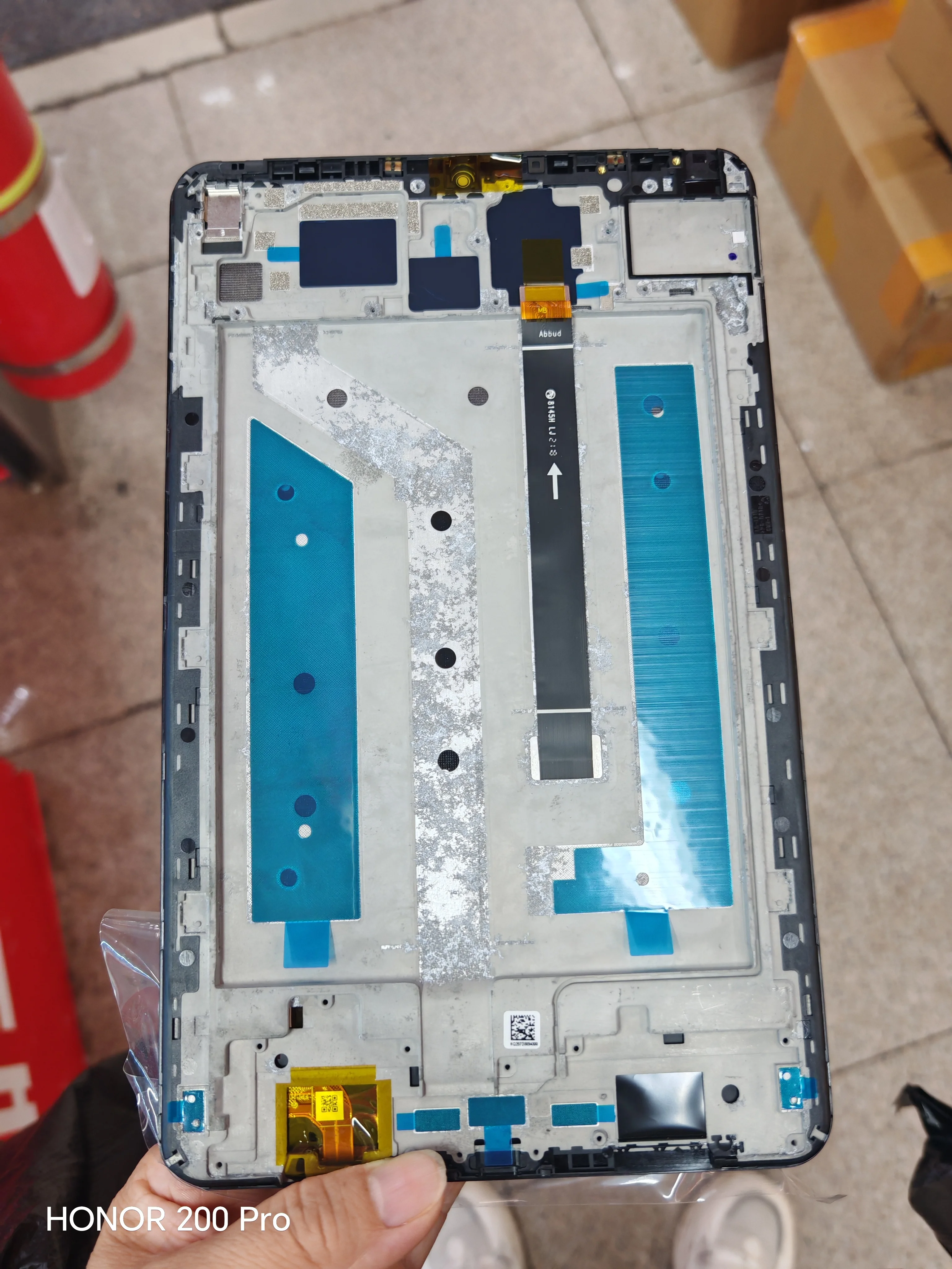 Tela LCD Completa para LG P600 com Digitalizador Touch e Aro - Montagem Testada