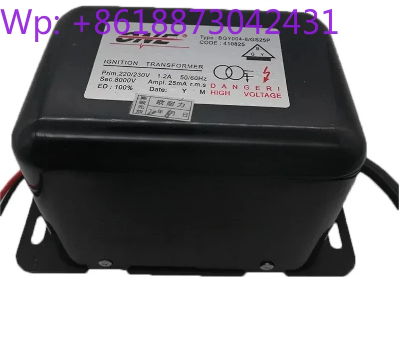 BGY004-8/GS25P ignition transformer burner ED100% BGY004-8/TS25P
