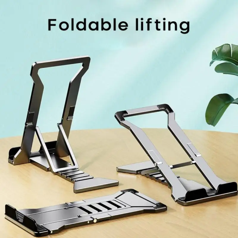 Universal Folding Adjustable Phone Tablet Holder Desktop Stand Holder Support For IPad Desk Stabilizer