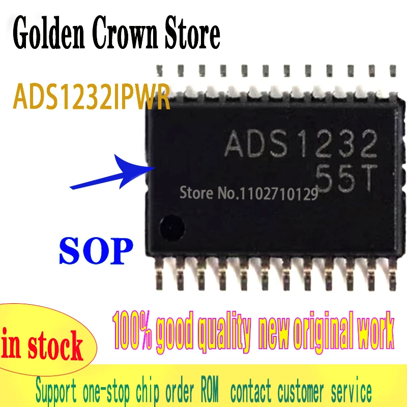 ADS1232IPWR ADS1232IPW ADS1232 TSSOP-24 5~20pcs/lot