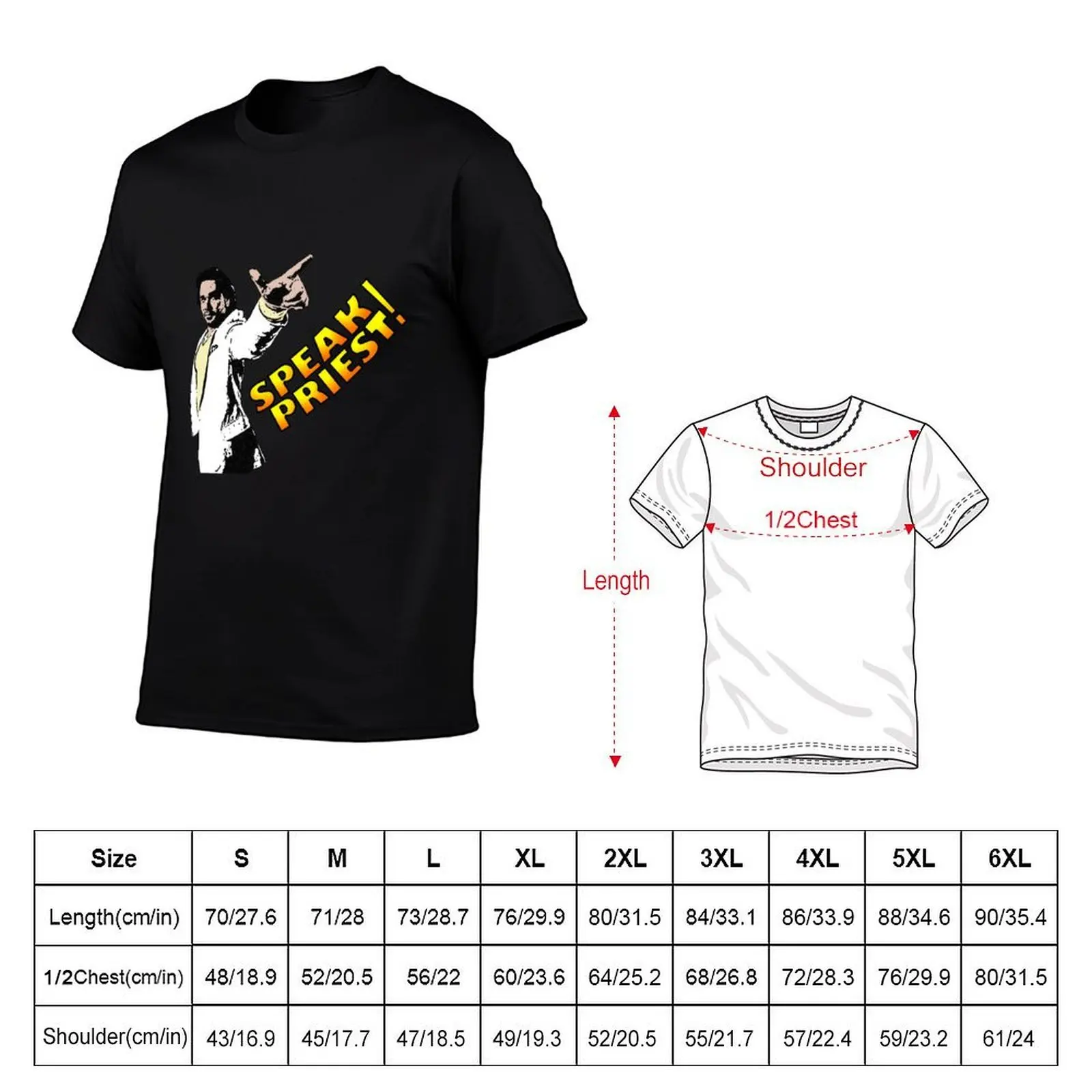 Douglas Speak Priest! T-Shirt sublime blacks heavy weight t shirts for men